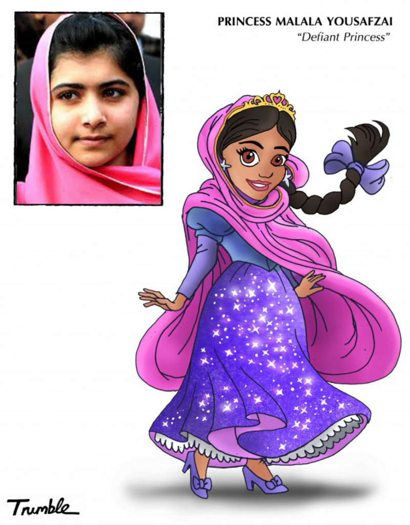 Illustration for article titled Role Models Re-Imagined As Disney Princesses Will Have You Perplexed